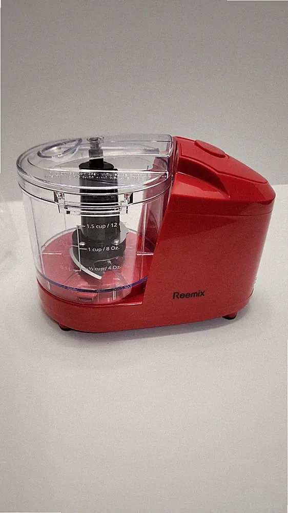 Electric Mini Food Processor Vegetable Chopper 1.5-Cup Dicing Mincing Puree