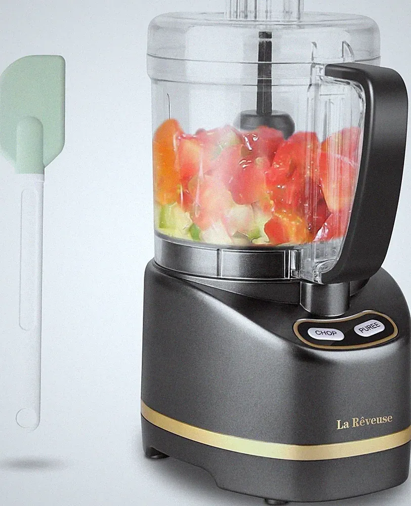 Electric Mini Food Processor W/ 200 Watts 2-Cup Prep Bowl Mincing Chopping