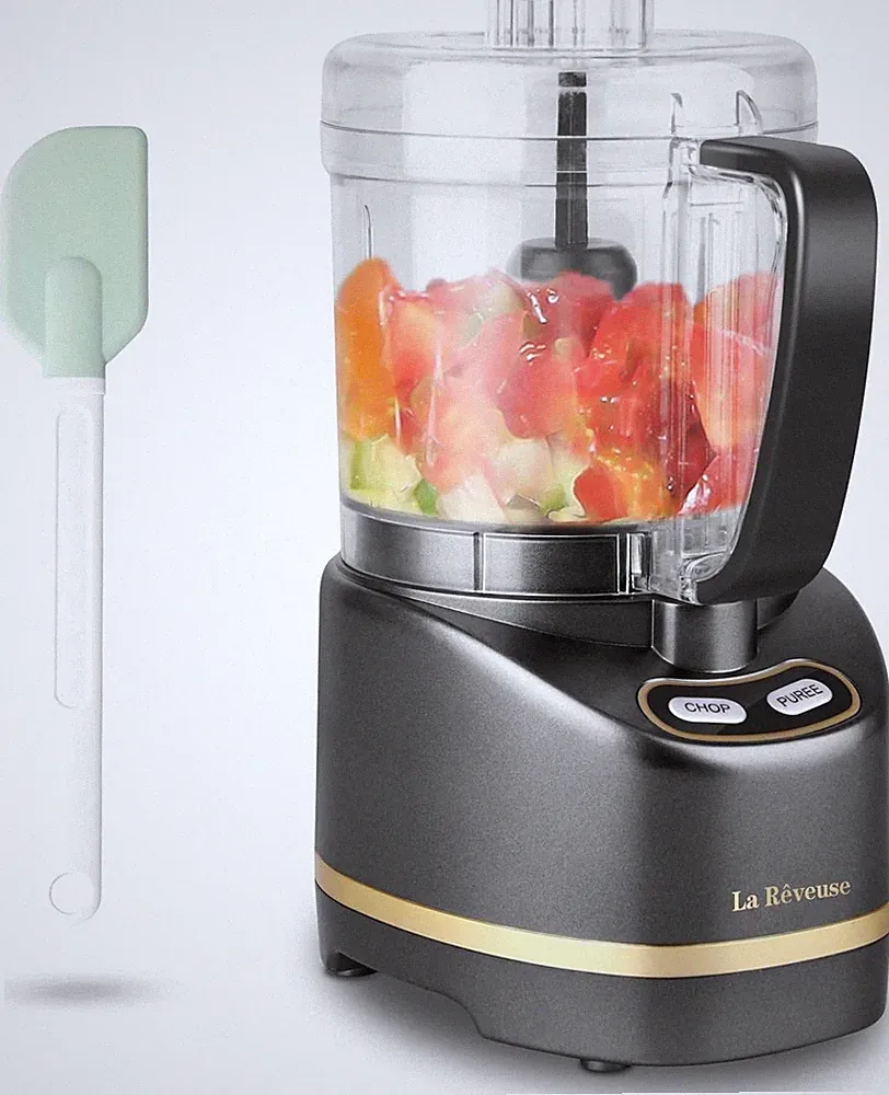 Electric Mini Food Processor with 200 Watts 2-Cup Prep Bowl for Mincing
