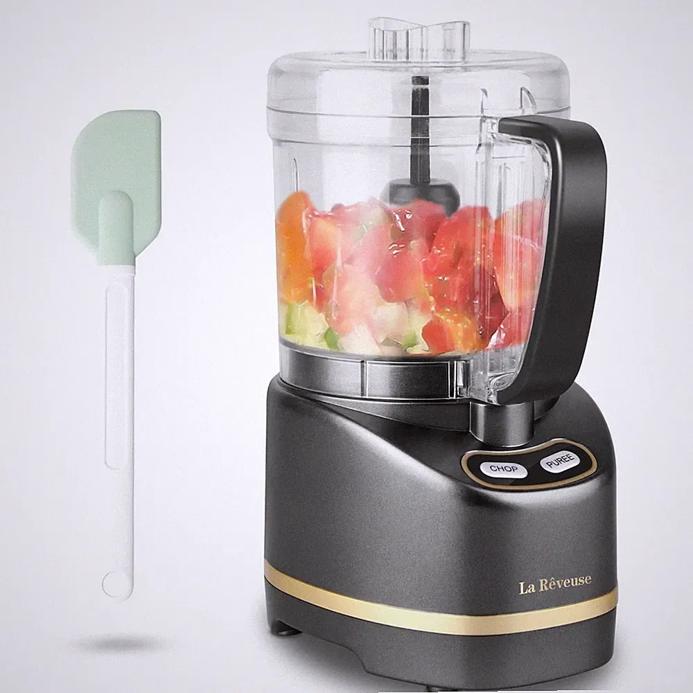 Electric Mini Food Processor with 200 Watts 2Cup Prep Bowl for Mincing Choppi...