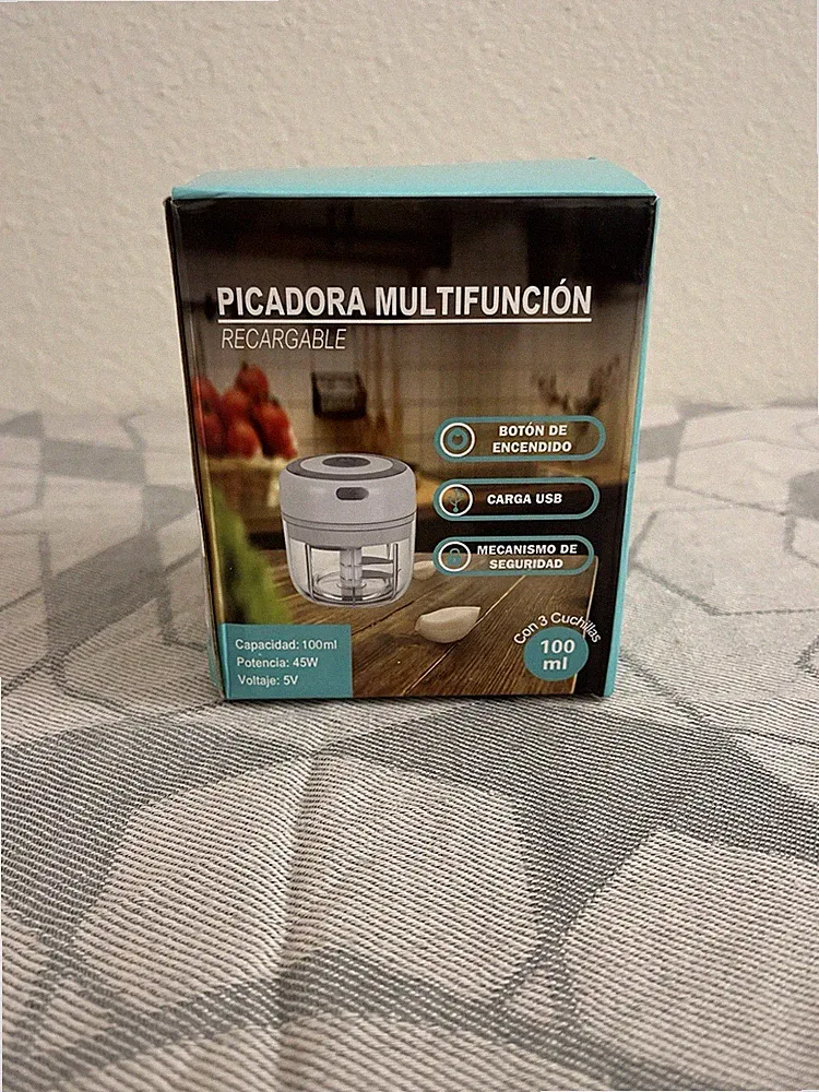 Electric Mini USB Rechargeable Vegetable Food Processor Chopper New 100 mL