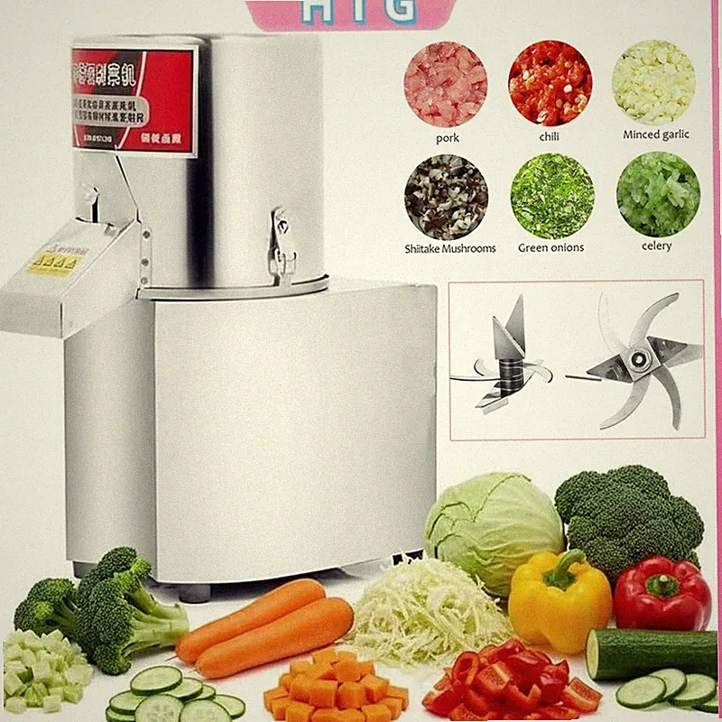 Electric Vegetable Chopper Commercial Fruit Cutter Food Processor Cutter Machine