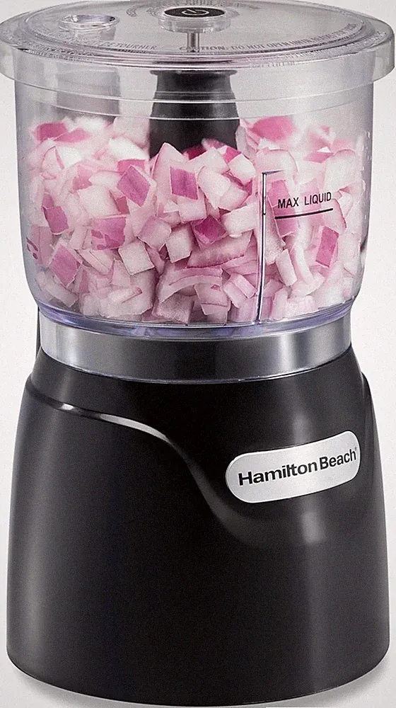 Electric Vegetable Chopper & Mini Food Processor 3-Cup 350 Watts Dicing Mincing