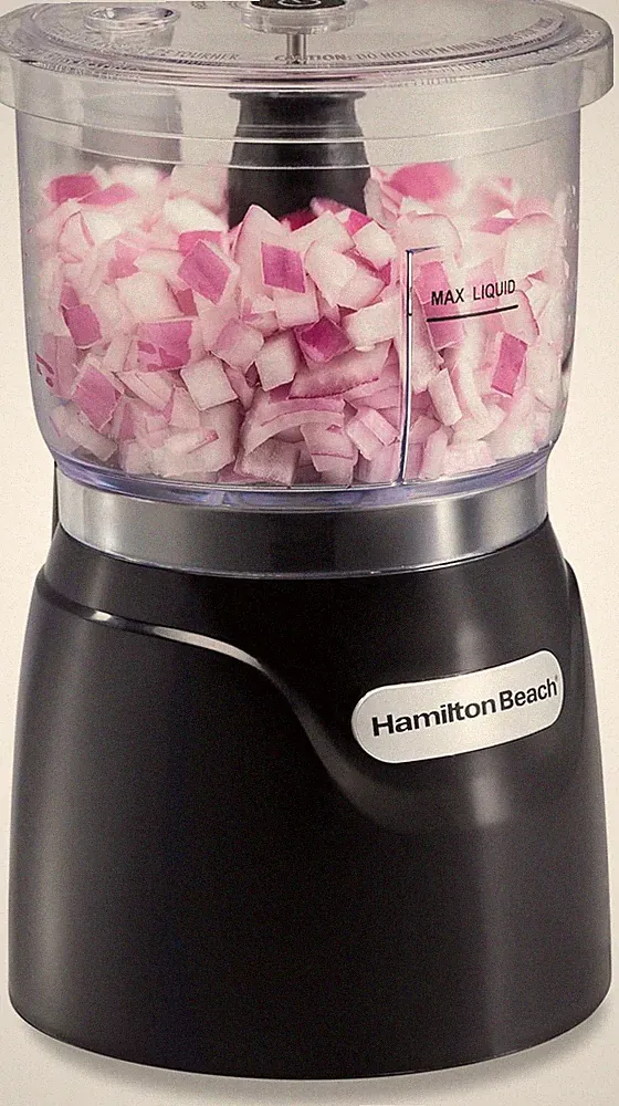 Electric Vegetable Chopper & Mini Food Processor, 3-Cup, 350 Watts, for Dicing