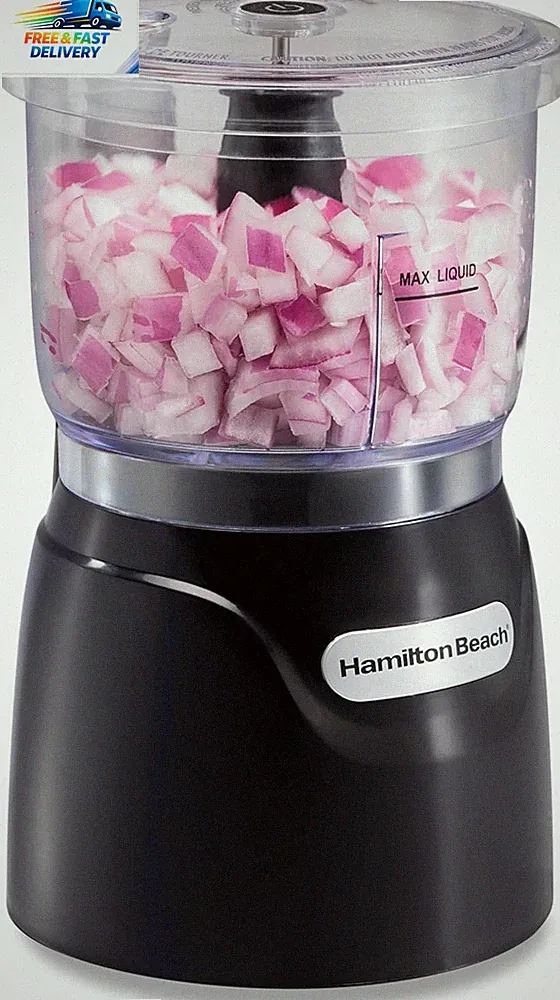 Electric Vegetable Chopper & Mini Food Processor, 3-Cup, 350 Watts, for Dicing