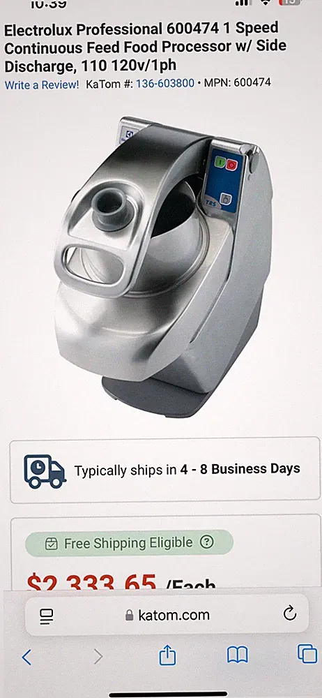 Electrolux Food Processor