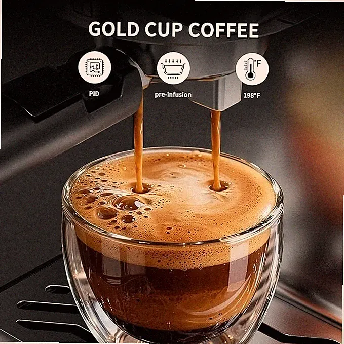 Espresso Coffee Maker 20 Bar Cold Brew Frother