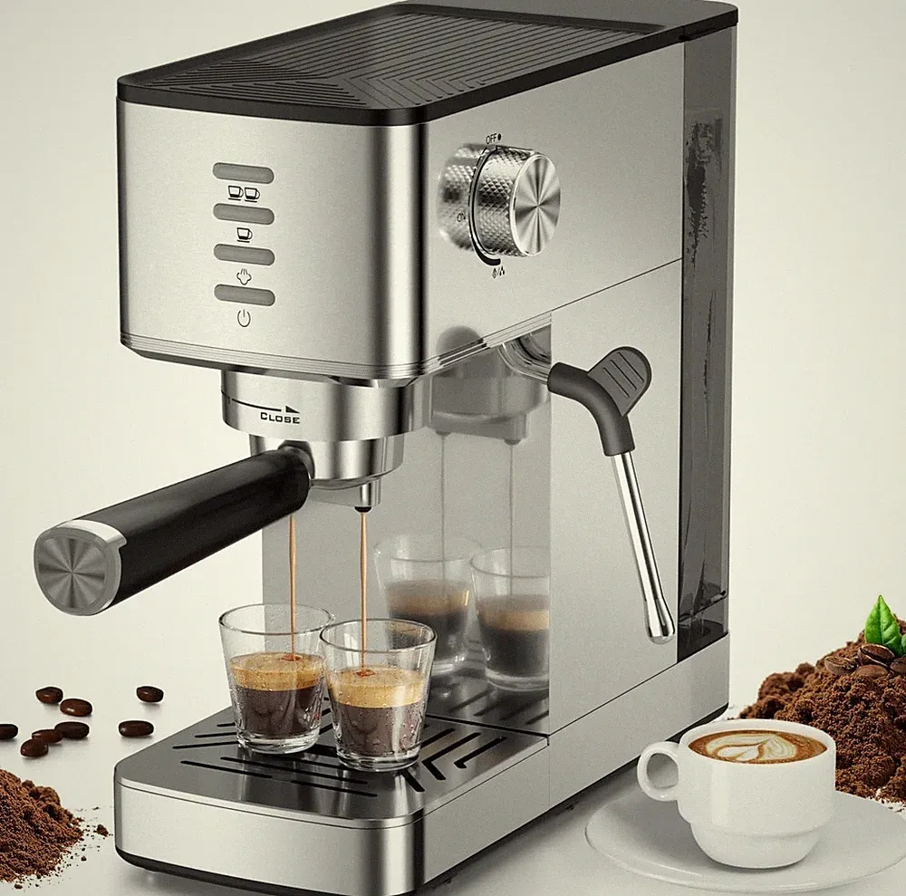 Espresso Machine 20 Bar with Rapid Cold Brew - Hot & Iced Coffee Maker, Built-in