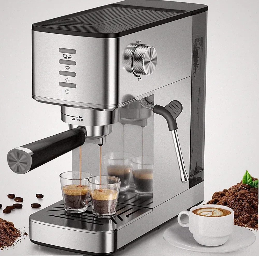 Espresso Machine 20 Bar with Rapid Cold Brew - Hot & Iced Coffee Maker, Built-in