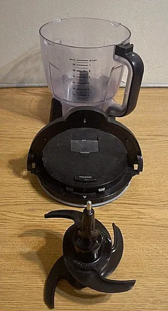 EUC Ninja Blender Food Processor 64 oz Replacement ROUND Bowl Locking Lid Blade