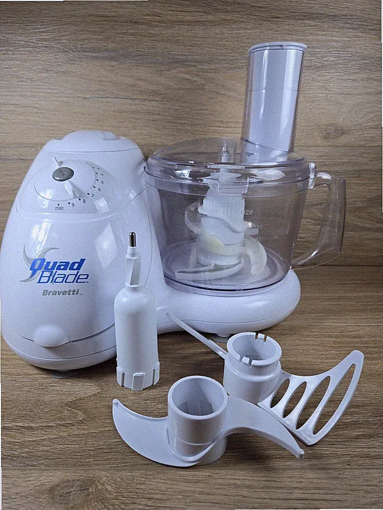 Euro-Pro Quad Blade X Food Processor 6 cup Prep Center EP114H Tested Works