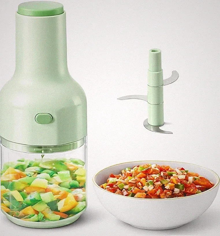 Express Manual Food Chopper: 2-Cup, Hand Chopper Vegetable Cutter...