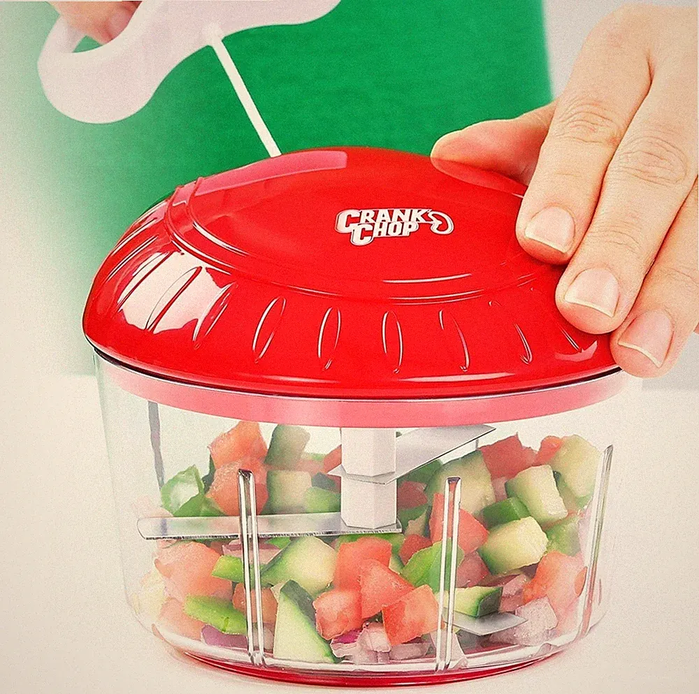 Food Chopper and Processor Original - Chop Dice Puree Vegetables Onions Tomat...