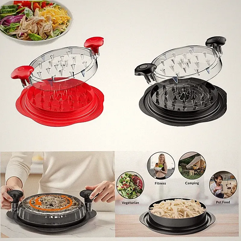 Food Grade Chicken Shredder Twist Handle Multifunctional Meat Shredding Tool