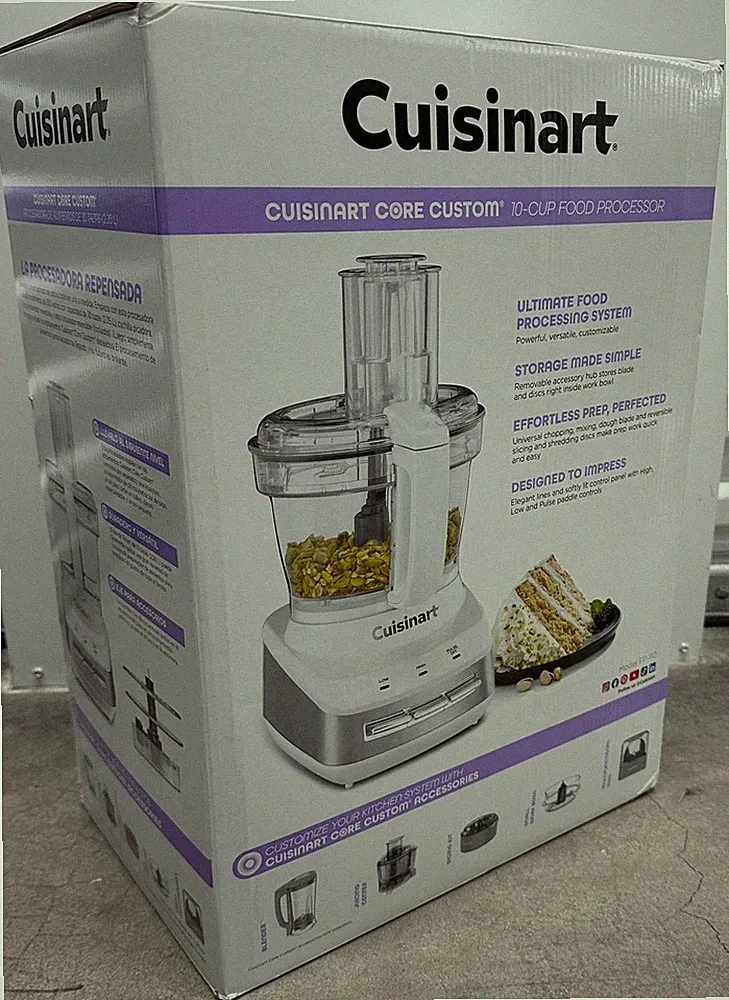 Food Processor 10 Cup Core Custom Multifunctional FP 110 White Cuisinart