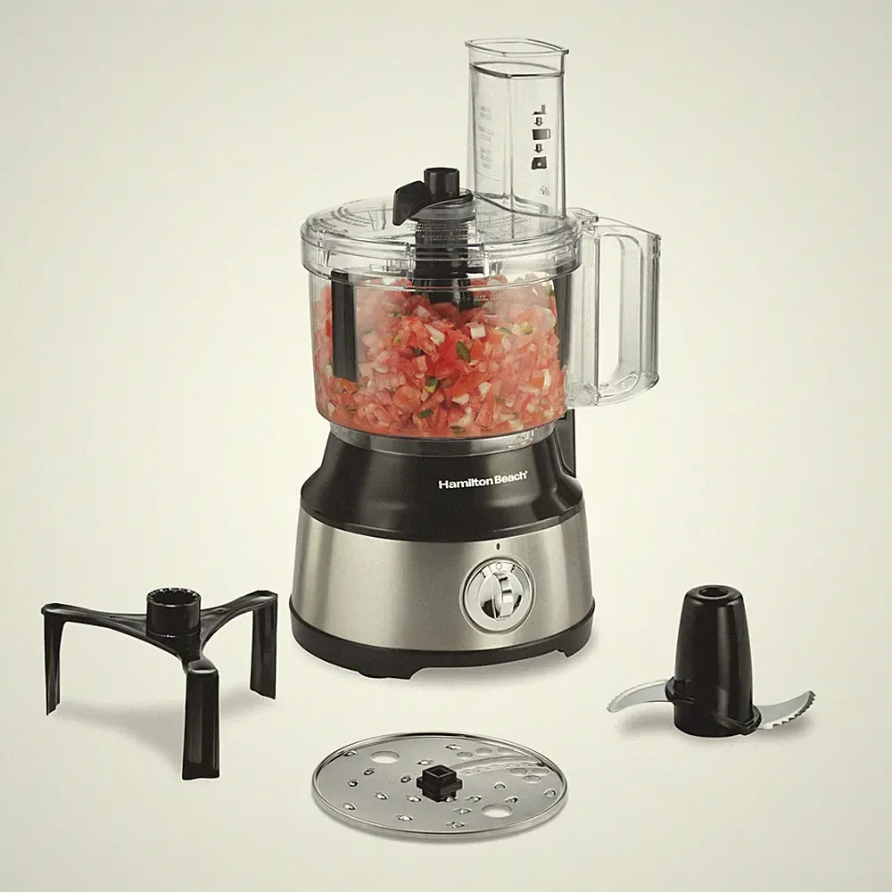Food Processor 10 Cups Vegetable Chopper Slicer Shredder Hamilton Beach 70733