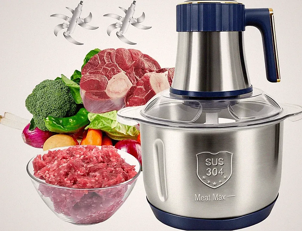Food Processor,5-Speed Electric Food Chopper,Meat Grinder 5L(20Cups NEW