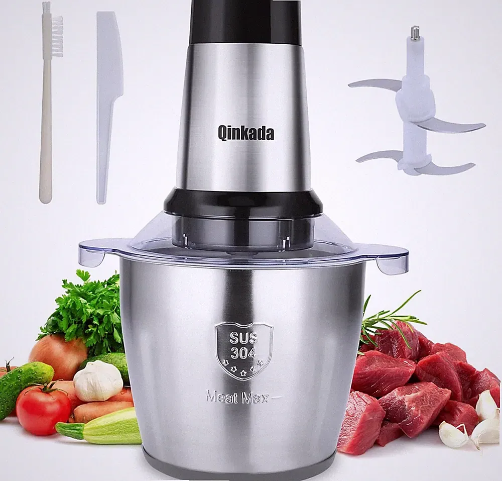 Food Processor,500-Watt Power Grinder,14-Cup Stainless Steel Bowl,3 Speed Modes