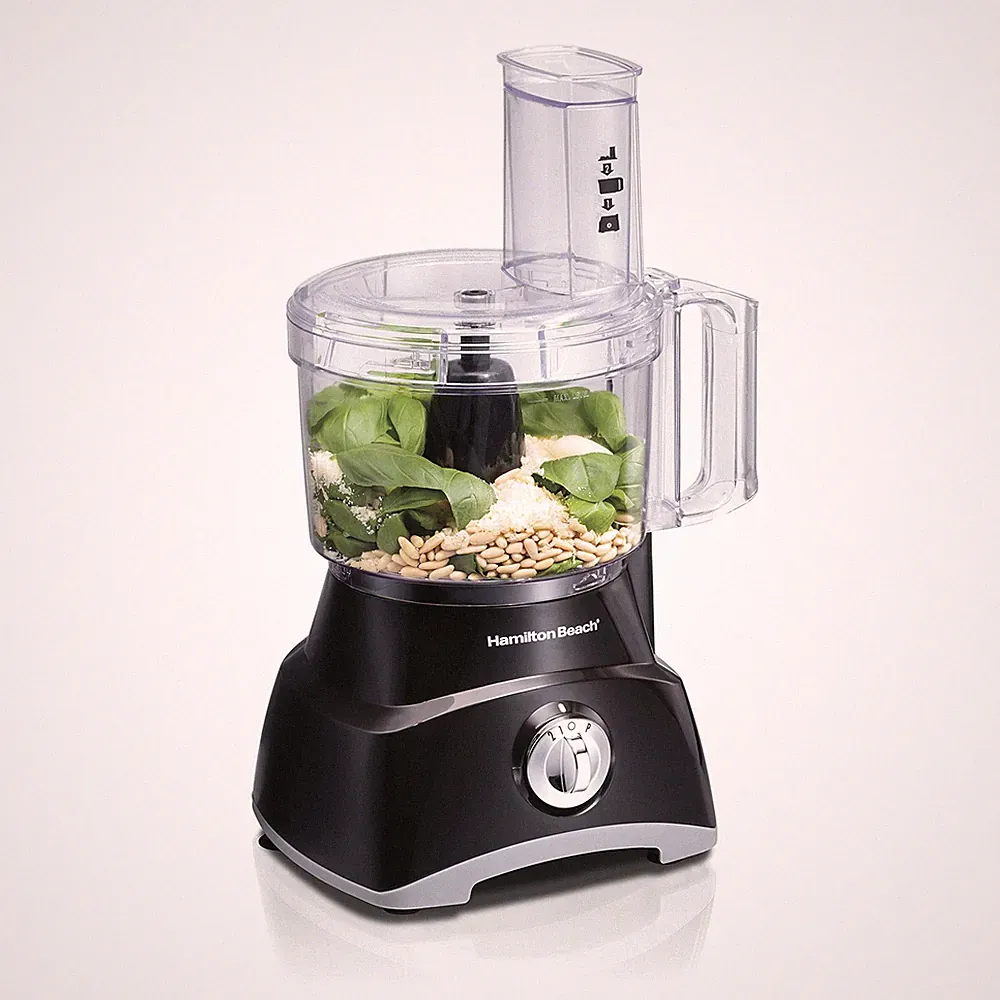 Food Processor 8 Cup Slicer Shredder Mincer Black Hamilton Beach 70740 Vegetable