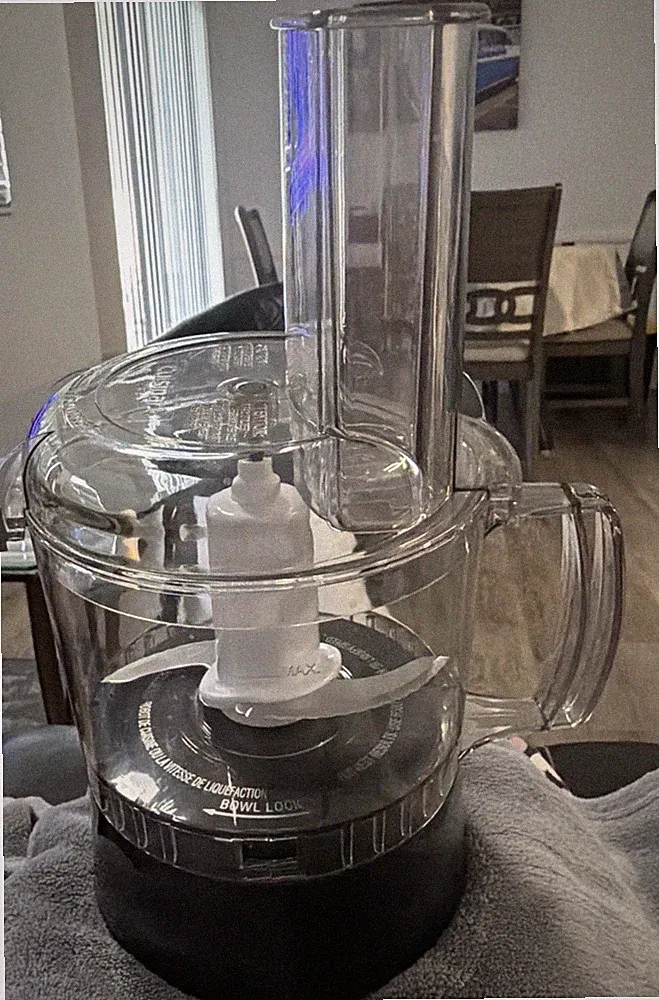 Food Processor Attachment Black