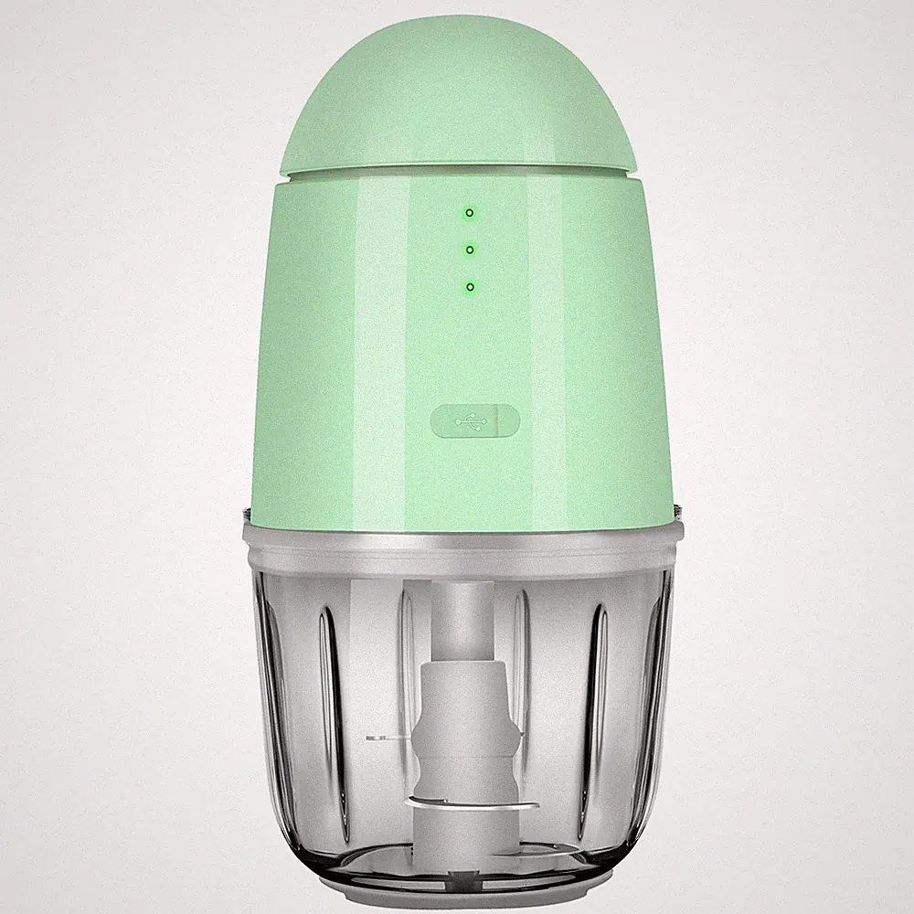 Food Processor - Cordless Mini & Portable Small 20 OZ, Green