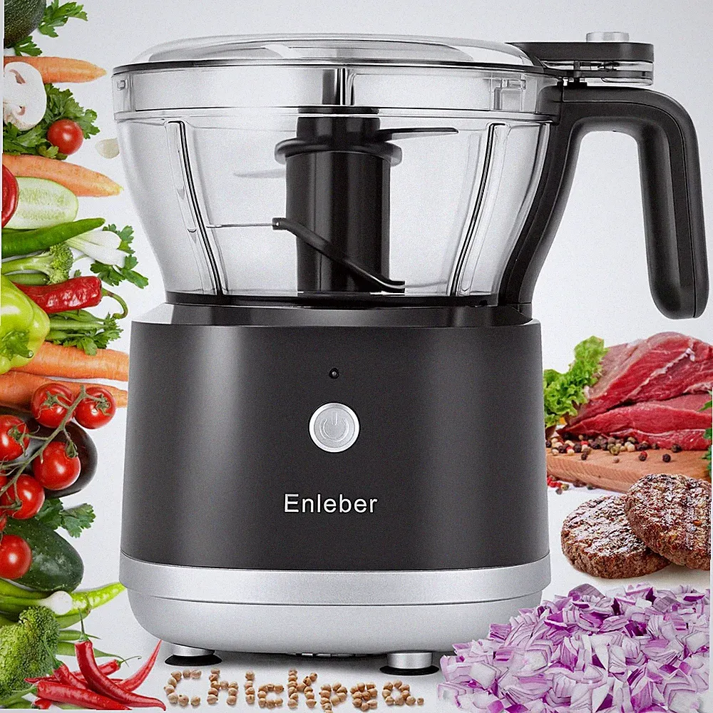 Food Processor Electric Food Chopper with 4.5-Cup(1000ml) Vegetable Chopper &
