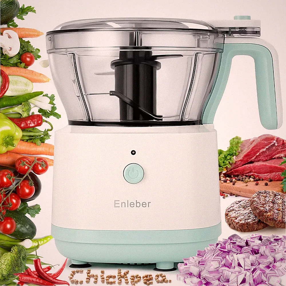 Food Processor Electric Food Chopper with 4.5-Cup(1000ml) Vegetable Chopper &...