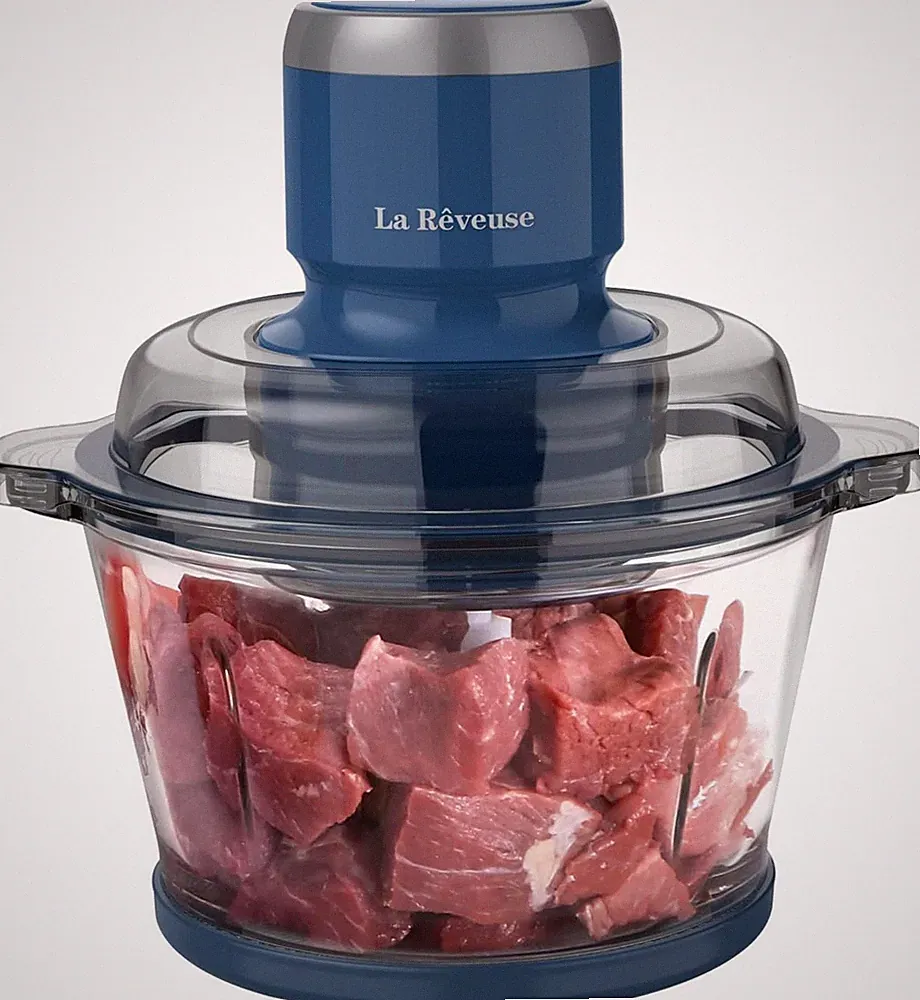Food Processor,Electric Food Chopper with 7-Cup (1.7L) Glass Bowl,...