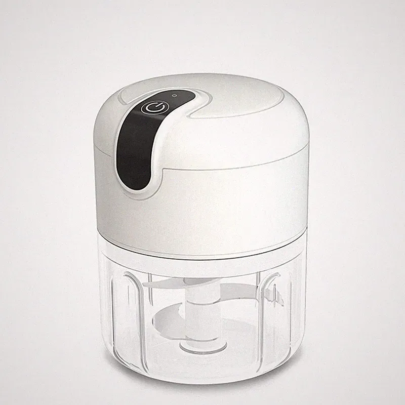 Food Processor -Electric Mini Portable Outdoor Garlic Onion Chopper USB Charging