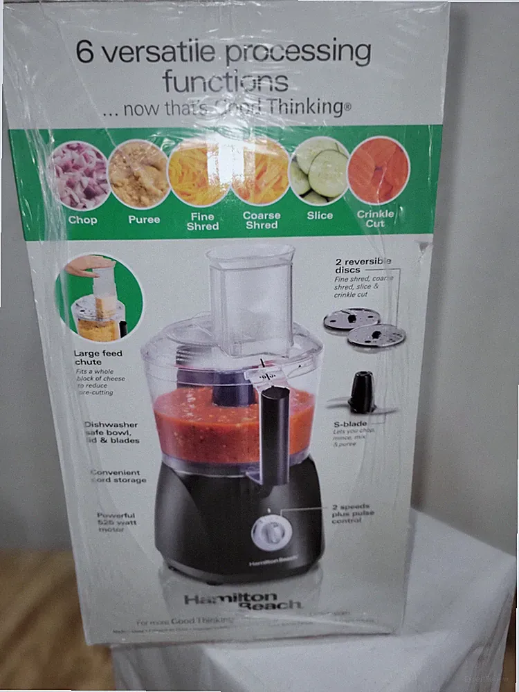 Food Processor Hamilton Beach Good Thinking 70670 10 Cup Capacity BRAND NEW