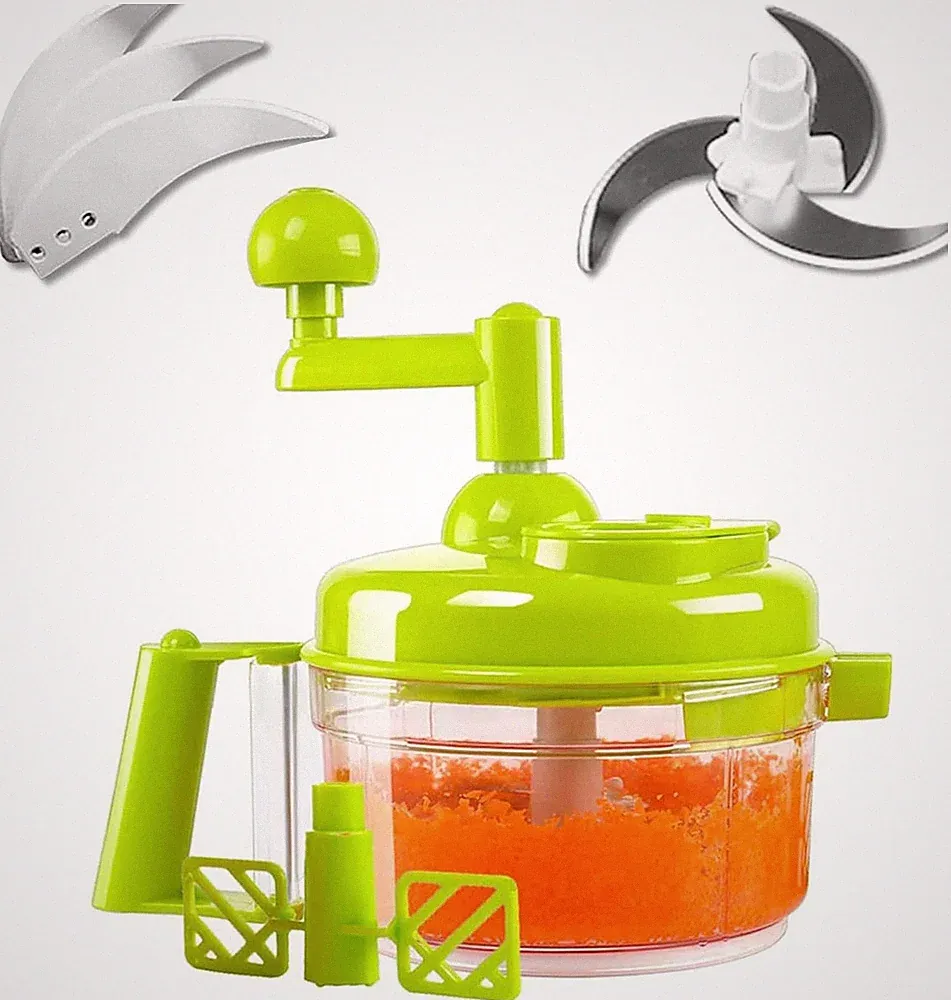 Food processor Hand-cranked food processor/manual food chopper/