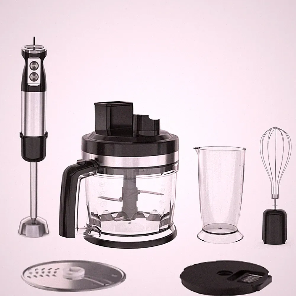 Food Processor & Immersion Hand Blender, 2L Vegetable Chopper With Disk for S...