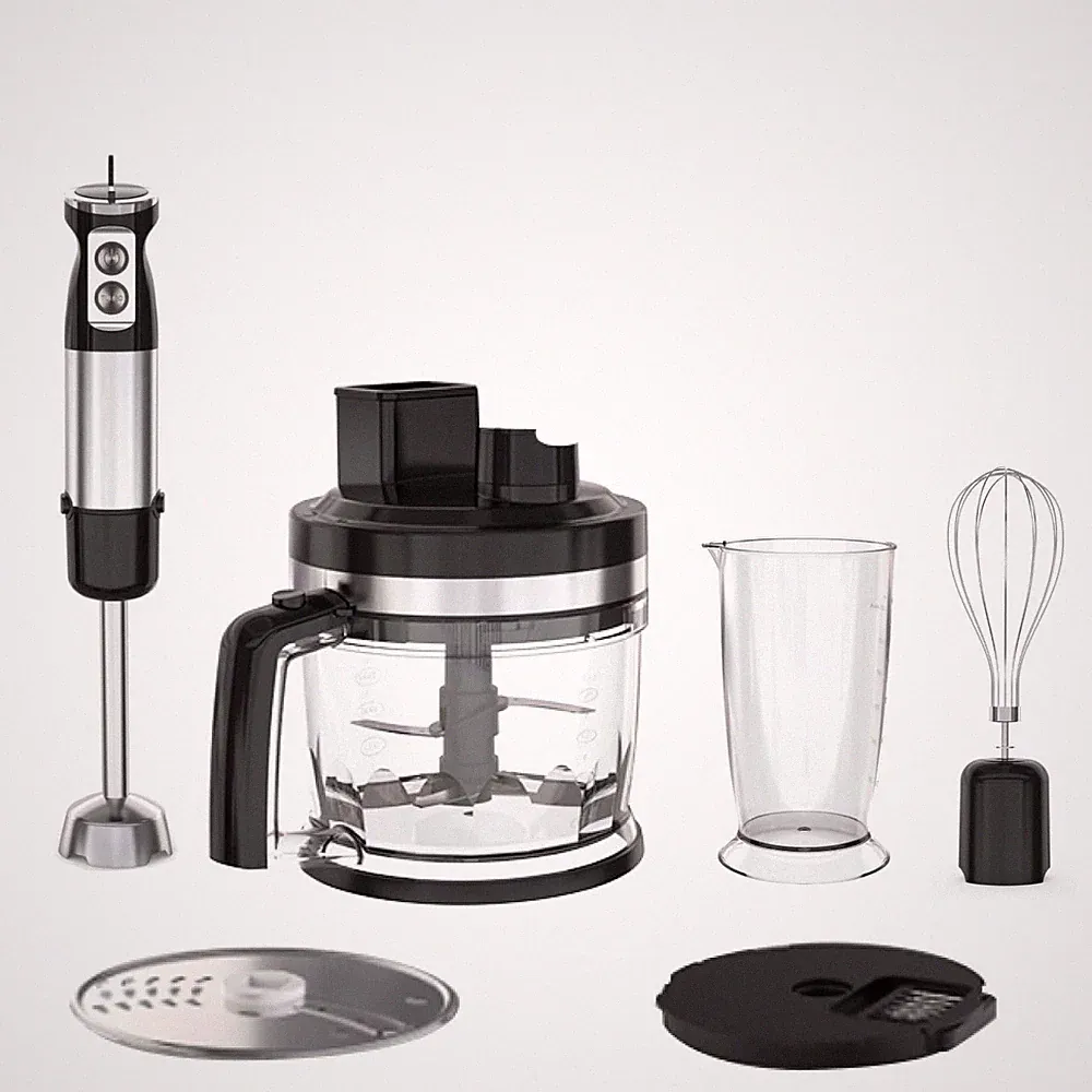 Food Processor & Immersion Hand Blender, 2L Vegetable Chopper With Disk for S...