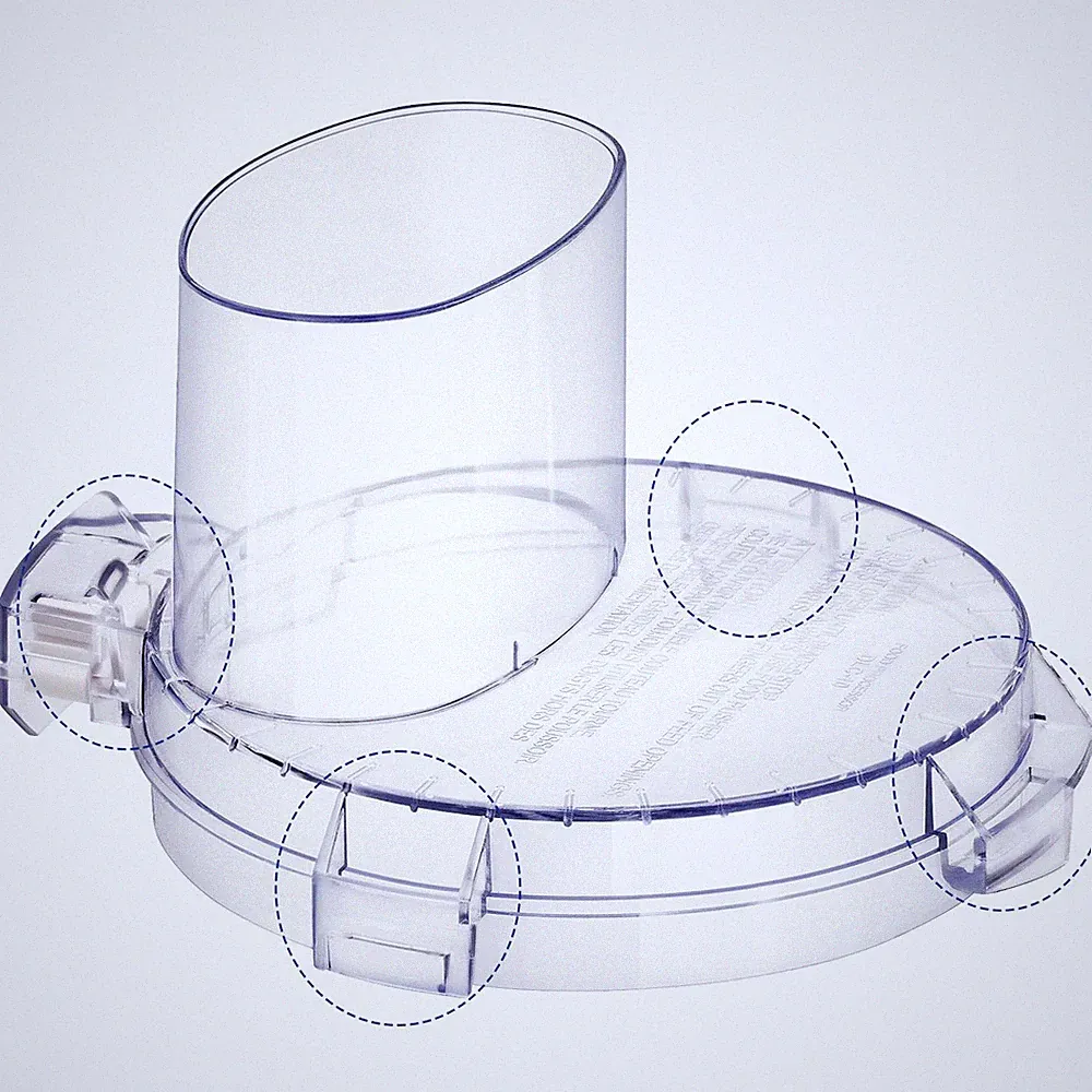 Food Processor Lid 7 Cup Replacement DLC-117BGTXT-1 FP-631AGTXT-1 DLC-10 4 Tabs