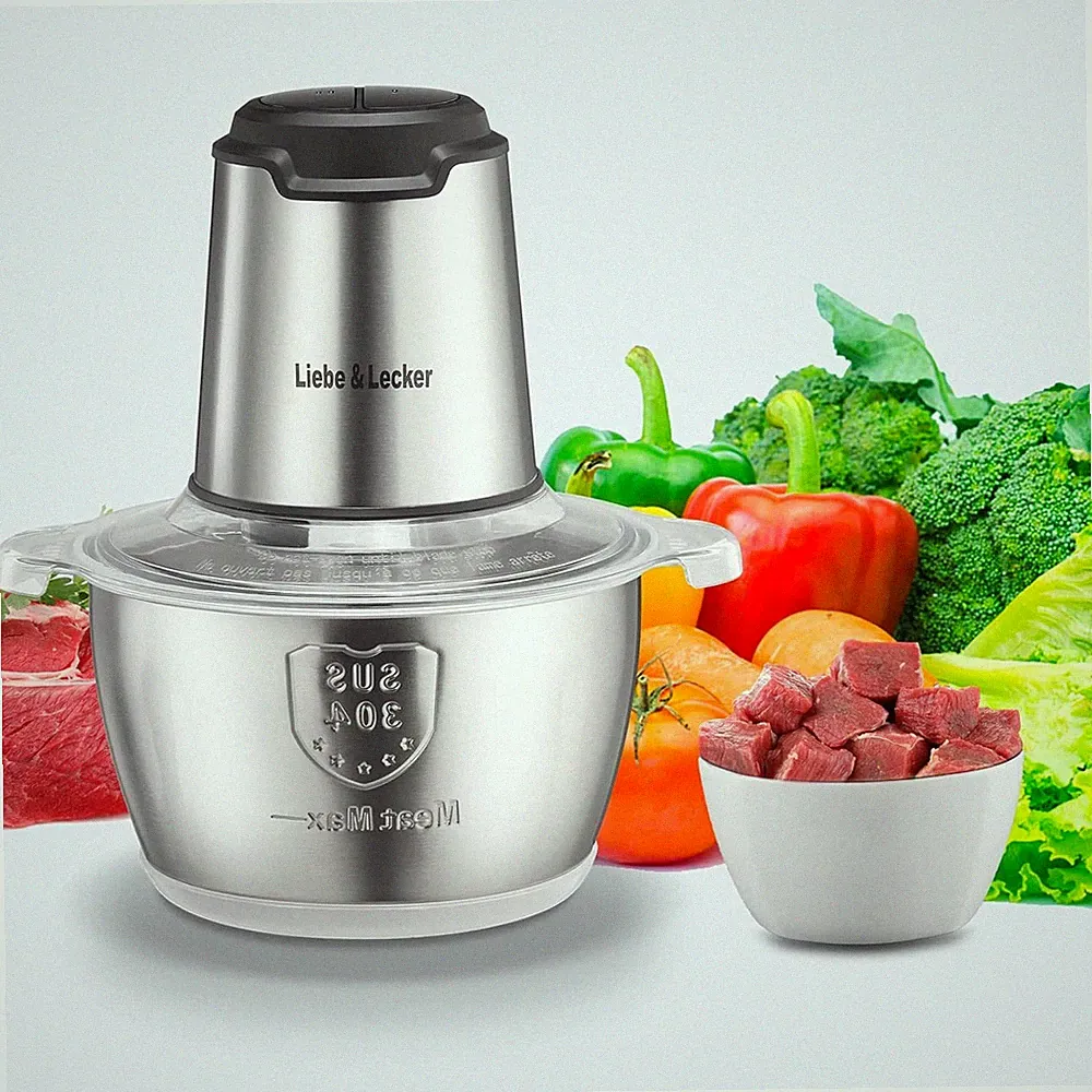 Food Processor, Meat Grinder with 1 Bowl 8 Cup, Electric Food