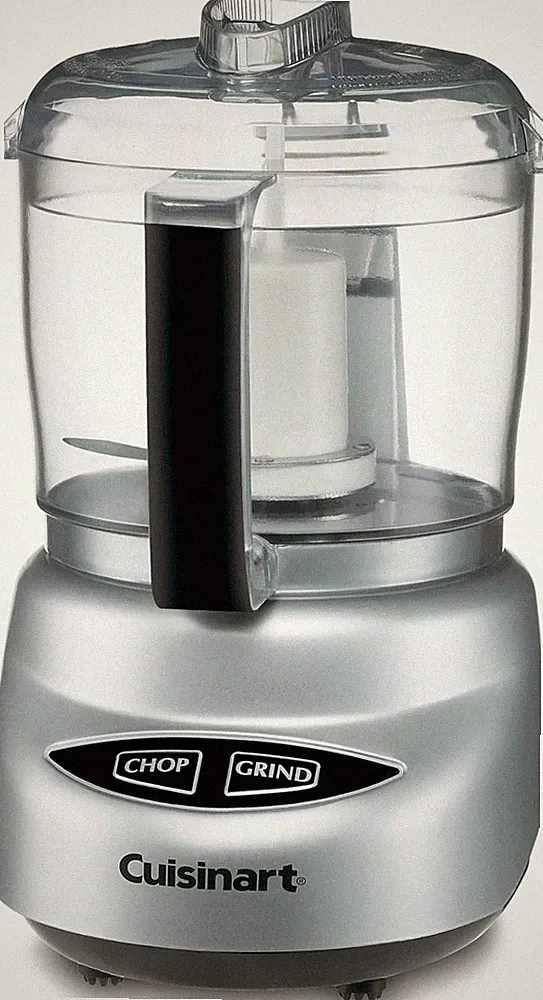 Food Processor, Mini-Prep 3 Cup, 24 Oz, Brushed Chrome and Nickel, DLC-2ABC