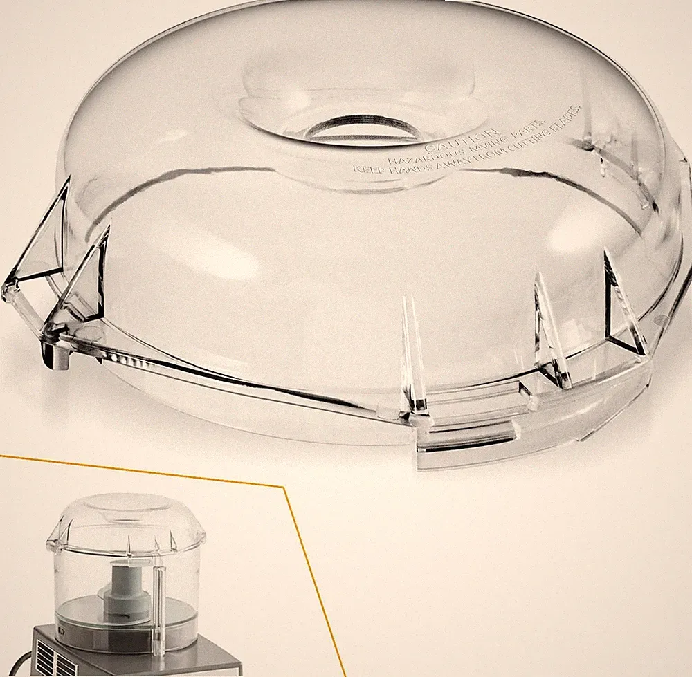 Food Processor Mixer Cutter Bowl Lid for Robot Coupe 106458S,R100B R100BCLR R2