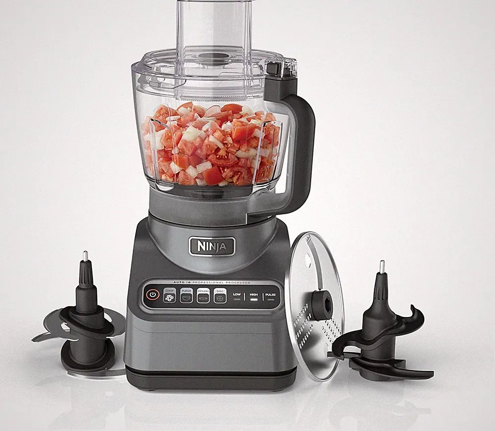 Food Processor, Professional Plus, 1000 Peak Watts, 4 Functions for Chopping, Sl