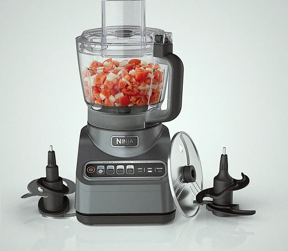 Food Processor, Professional Plus, 1000 Peak Watts, 4 Functions for Chopping, Sl
