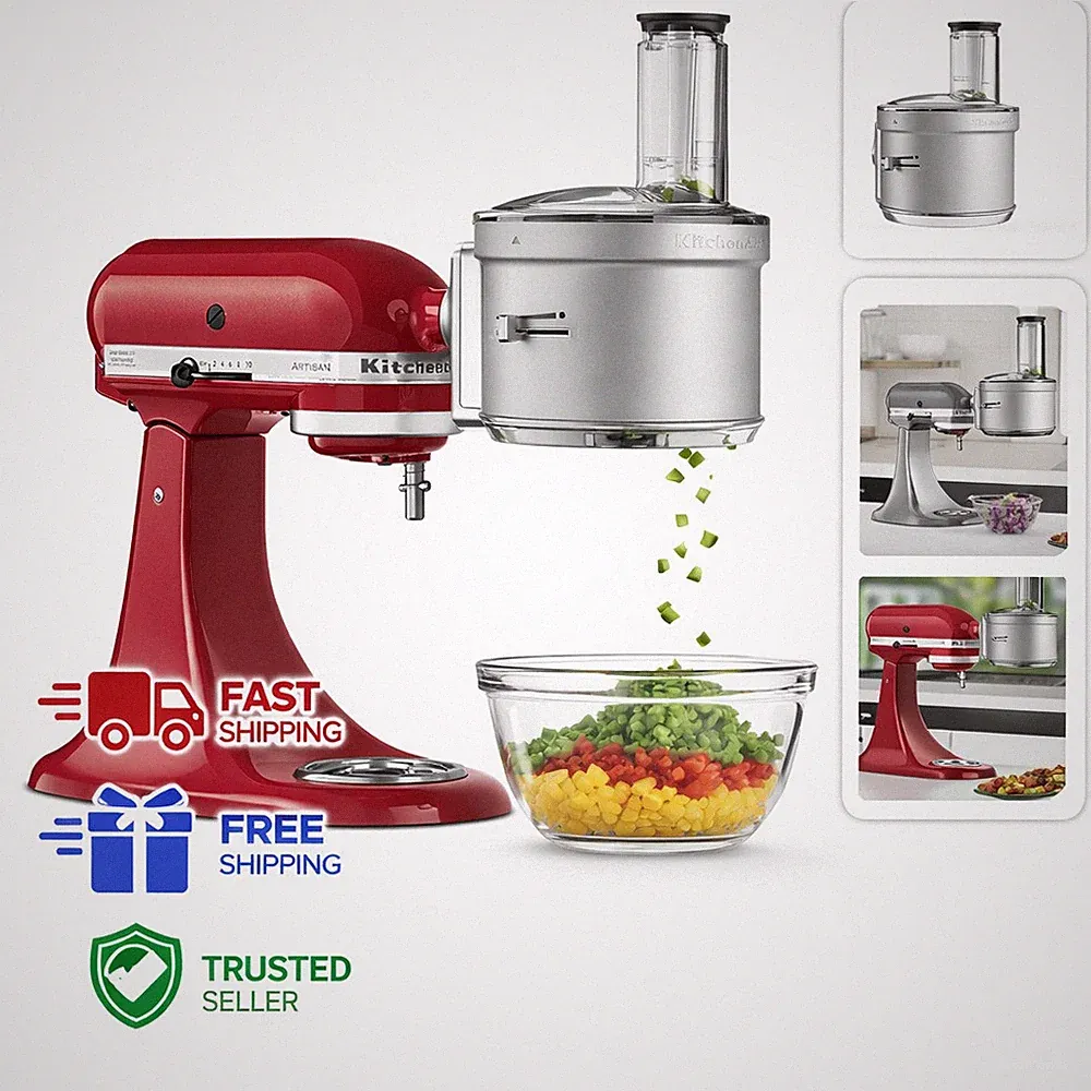 Food Processor with Commercial Style Dicing Kit