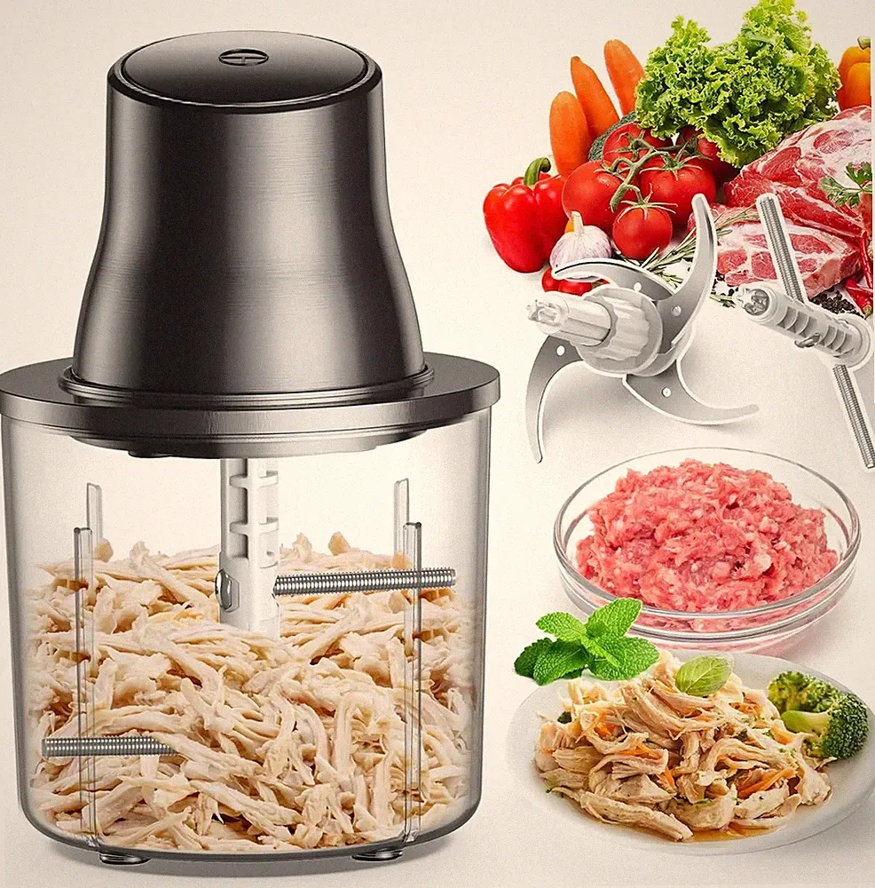 2 cup food processor with shredder