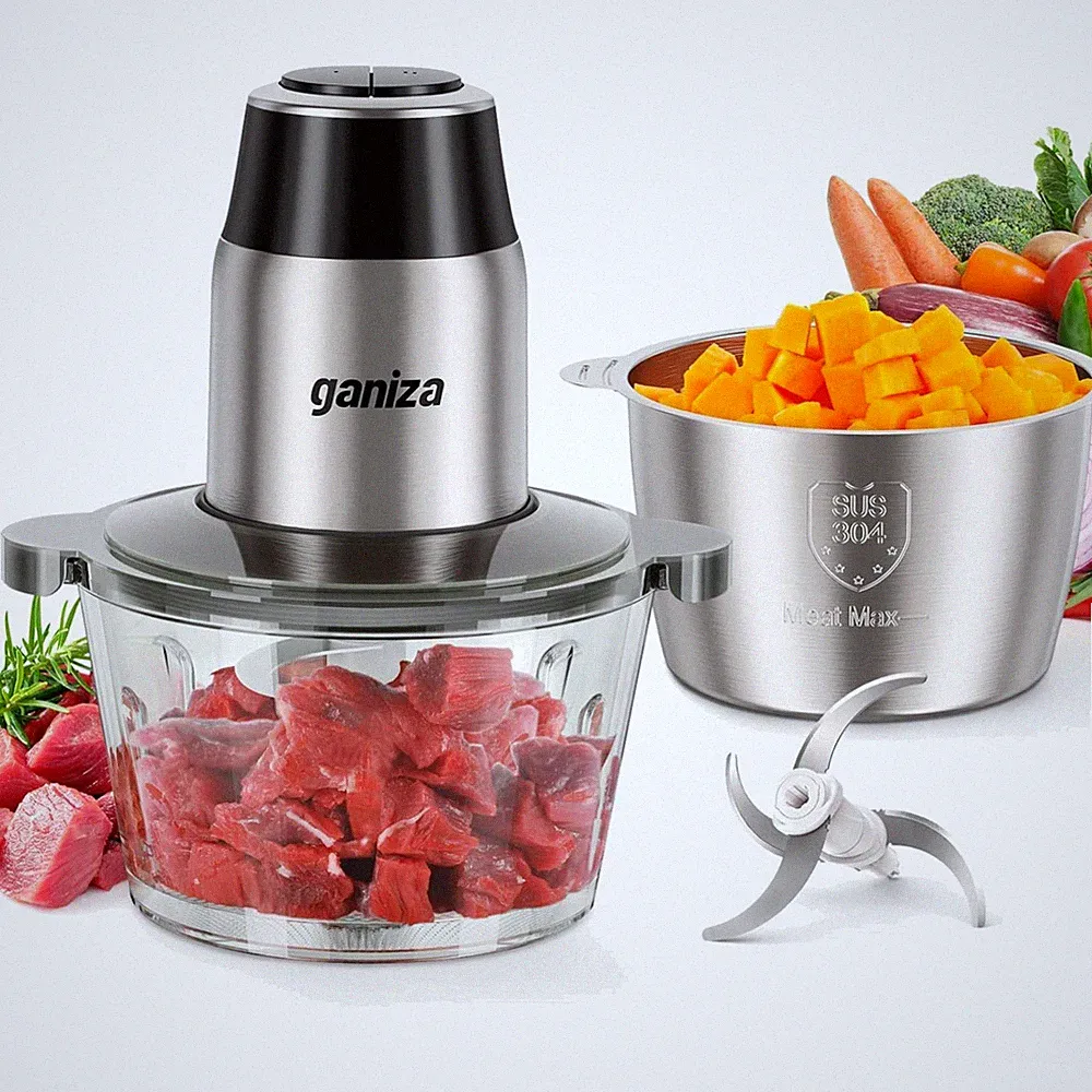 Food Processors, Electric Food Chopper with Meat Grinder & Vegetable Chopper...