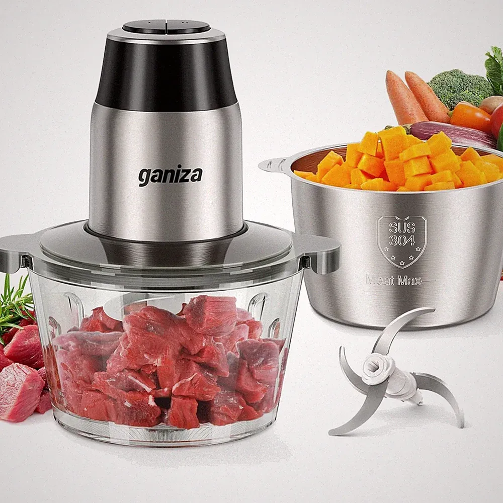 Food Processors, Electric Food Chopper with Meat Grinder & Vegetable Chopper...