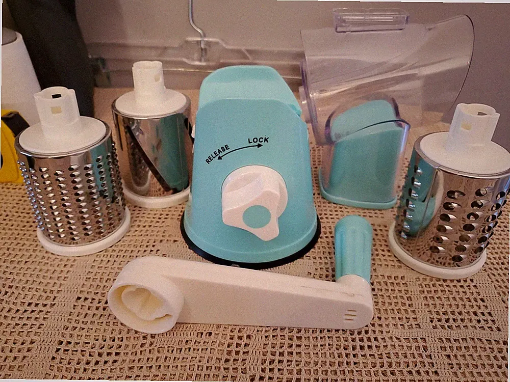 Food Shredder Slicer Processor Cutter Stand Vegetable Cheese Grater Attachments