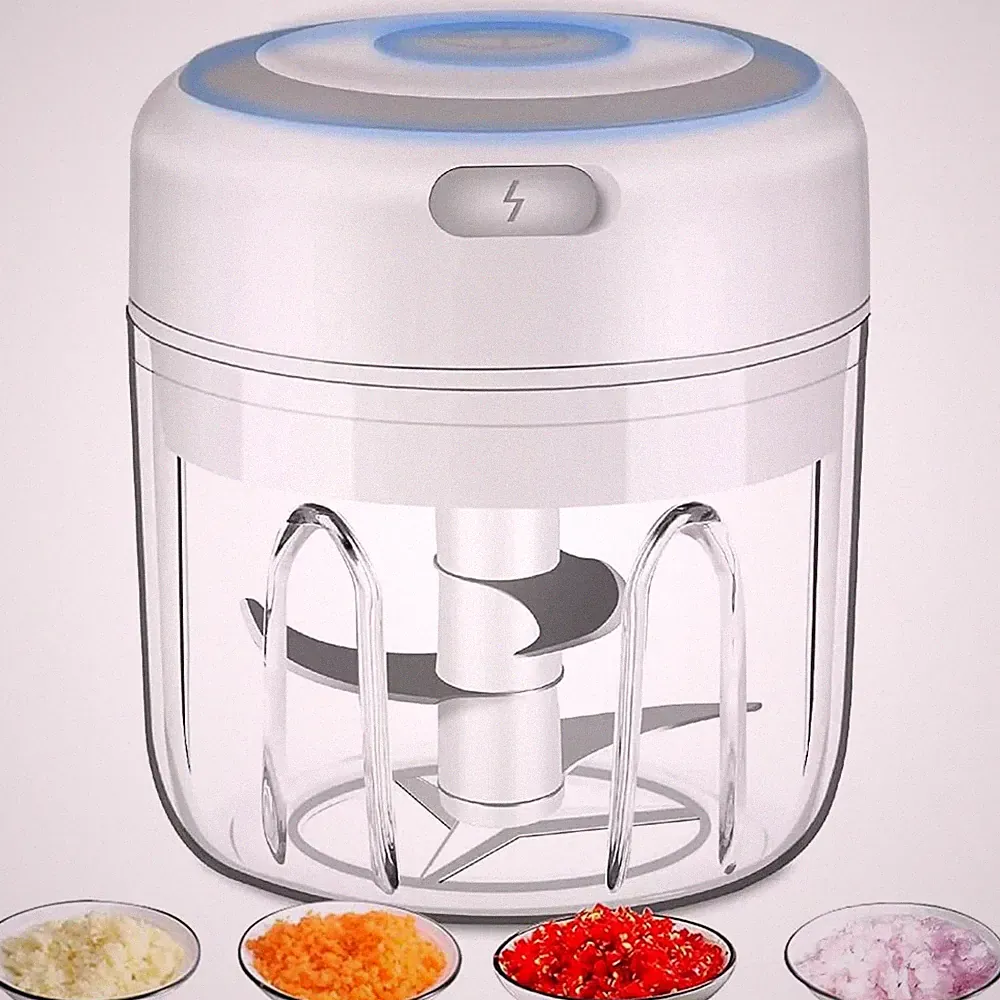for Pepper Onion Wireless Food Processor Mincer Mini Garlic Chopper USB Charging
