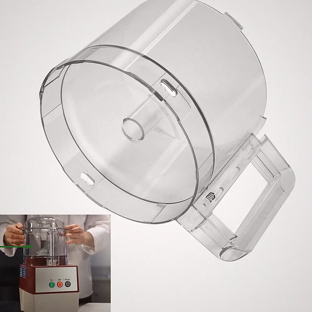 for Robot Coupe 112203 R2 Food Processor Bowl, 3 Quart Clear Bowl