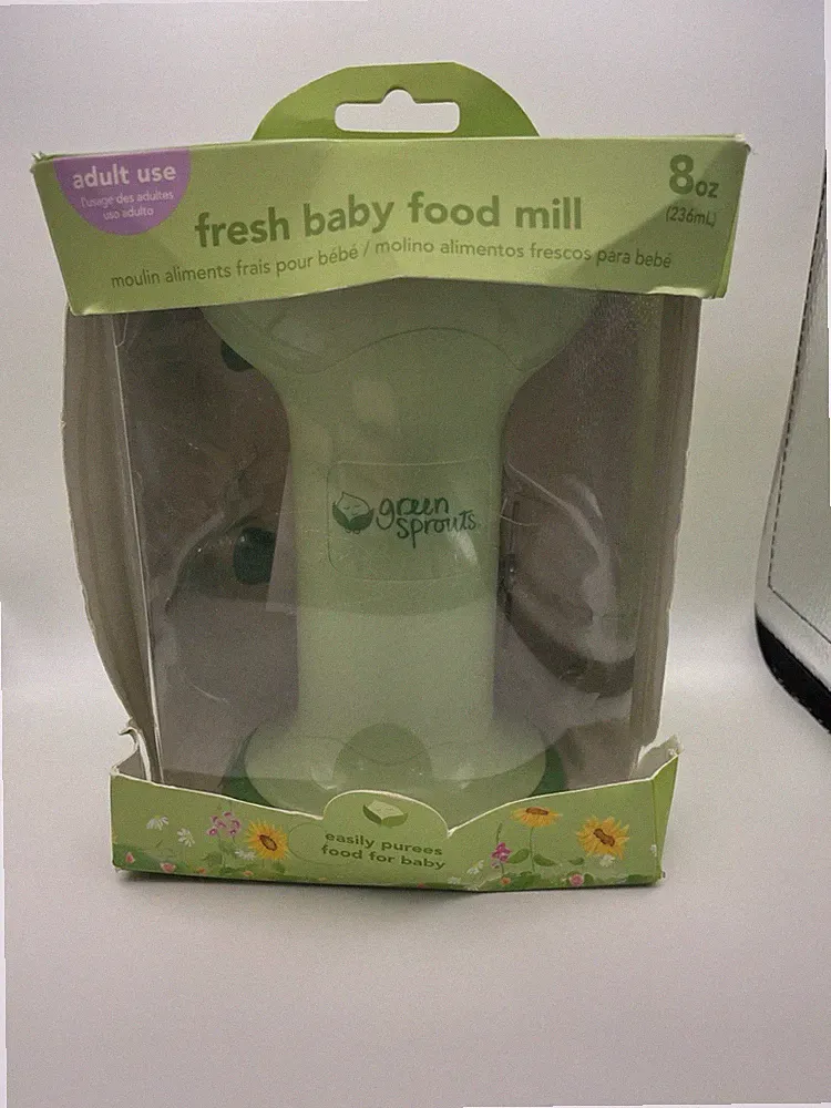 Fresh Baby Food Mill - Easily Purees Food for Baby, Separates Seeds & Skins, Com