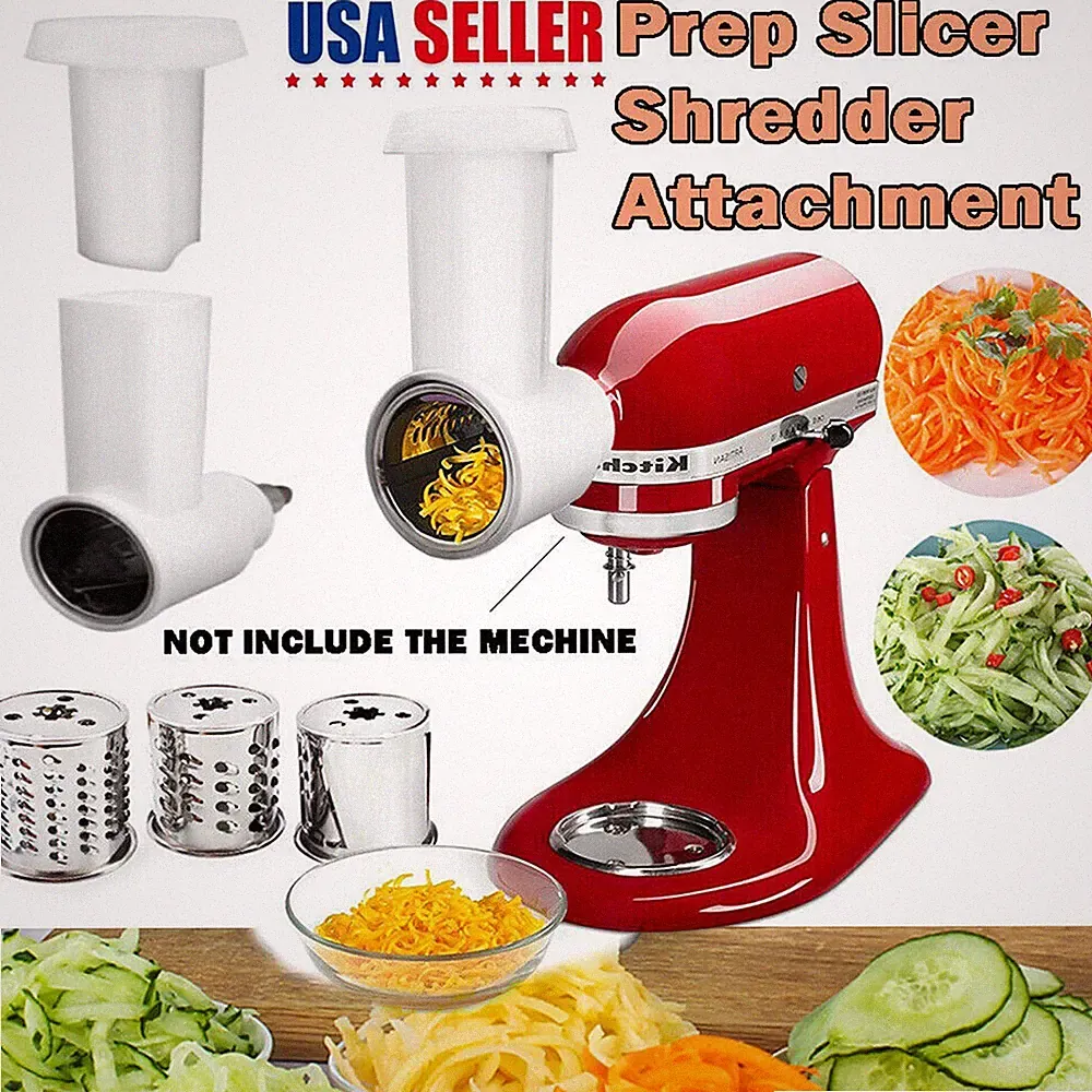 Fresh Food Vegetable Fruit Prep Slicer Shredder Attachment For Stand Mixer USA