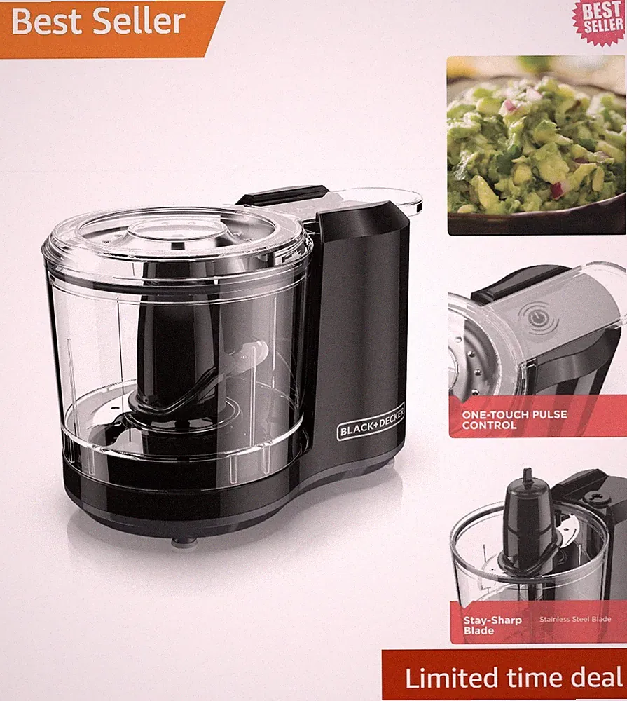 GANIZA Food Processors, Electric Food Chopper with Meat Grinder & Vegetable Chop