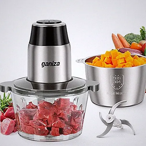 Ganiza Food Processors with 2 Bowls, 450W Meat Grinder Vegetable Chopper...